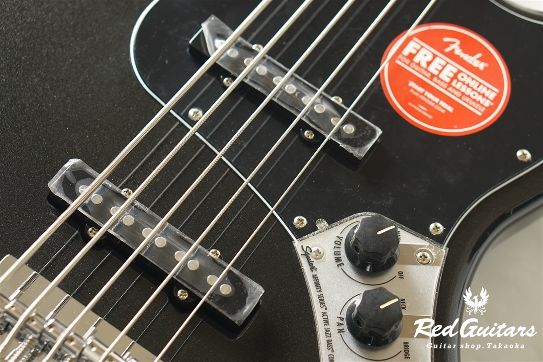 Squier by Fender Affinity Series Active Jazz Bass V - Black